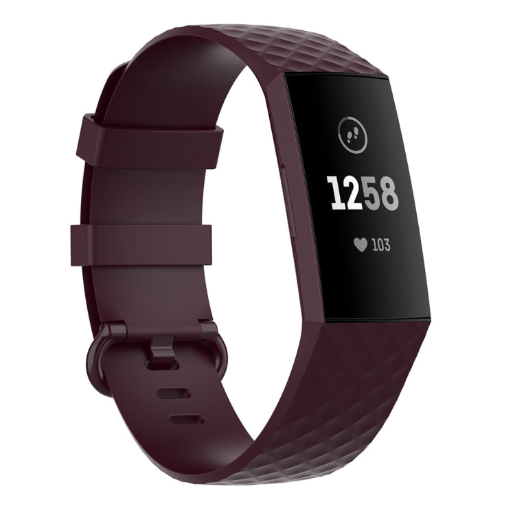 Cinturino per cinturino da polso in TPU con fibbia colorata per Fitbit Charge 4 / Charge 3 / Charge 3 SE, Size: L