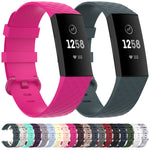 Cinturino in TPU con fibbia colorata per Fitbit Charge 4/3 L