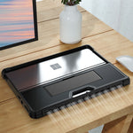 Custodia per tablet cava a strisce con coperchio del supporto, For Microsoft Surface Pro 8, For Microsoft Surface Pro 9