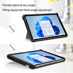 Custodia per tablet vuota a strisce con coperchio del supporto e tracolla, For Microsoft Surface Pro 8, For Microsoft Surface Pro 9