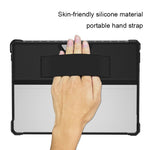 Custodia per tablet vuota a strisce con coperchio del supporto e tracolla, For Microsoft Surface Pro 8, For Microsoft Surface Pro 9