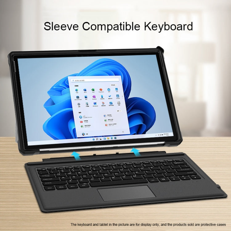 Custodia per tablet vuota a strisce con coperchio del supporto e tracolla, For Microsoft Surface Pro 8, For Microsoft Surface Pro 9