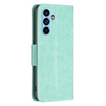 Custodia in pelle con motivo a due farfalle in rilievo, For Samsung Galaxy A54 5G