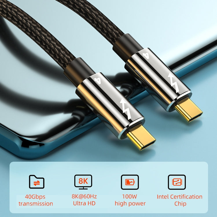 Cavo dati USB-C Thunderbolt 4 100W 0.3-1m