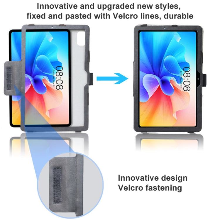 Custodia in pelle flip orizzontale staccabile con supporto e benda, For TCL 10 TabMax 4G