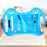 Custodia protettiva antiurto per tablet in silicone per cartoni animati con supporto e palmare, For TCL Tab 8 4G