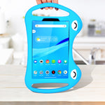 Custodia protettiva antiurto per tablet in silicone per cartoni animati con supporto e palmare, For TCL Tab 8 4G