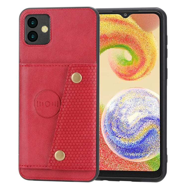 Custodia magnetica per telefono con doppia fibbia, For OPPO A17, For Samsung Galaxy A04, For Xiaomi 12T Pro