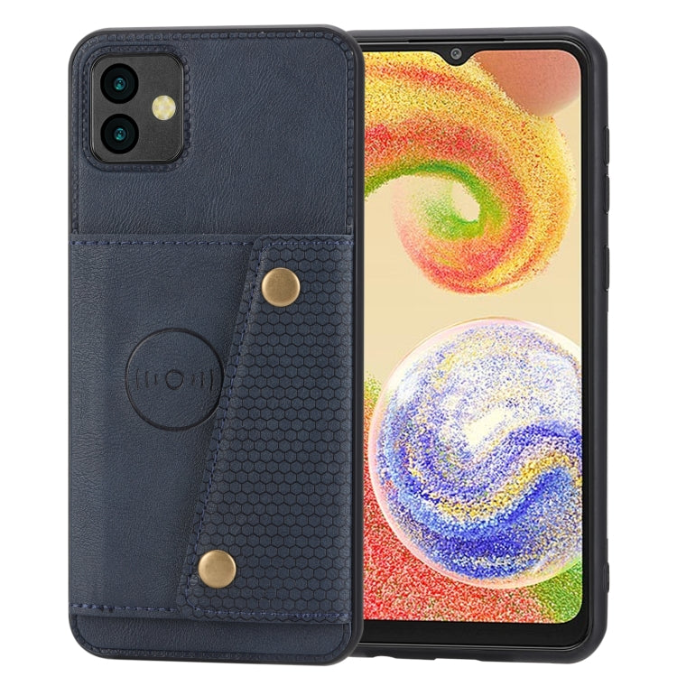 Custodia magnetica per telefono con doppia fibbia, For OPPO A17, For Samsung Galaxy A04, For Xiaomi 12T Pro