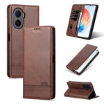 AZNS Custodia per telefono in pelle a conchiglia con struttura in vitello magnetico, For Honor Play 40 Plus, For Huawei Mate 50 / Mate 50E, For Huawei Mate 50 Pro, For Samsung Galaxy A14 5G