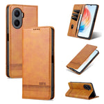 AZNS Custodia per telefono in pelle a conchiglia con struttura in vitello magnetico, For Honor Play 40 Plus, For Huawei Mate 50 / Mate 50E, For Huawei Mate 50 Pro, For Samsung Galaxy A14 5G