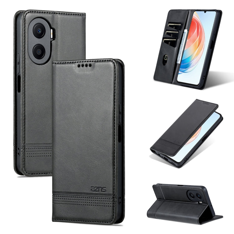 AZNS Custodia per telefono in pelle a conchiglia con struttura in vitello magnetico, For Honor Play 40 Plus, For Huawei Mate 50 / Mate 50E, For Huawei Mate 50 Pro, For Samsung Galaxy A14 5G