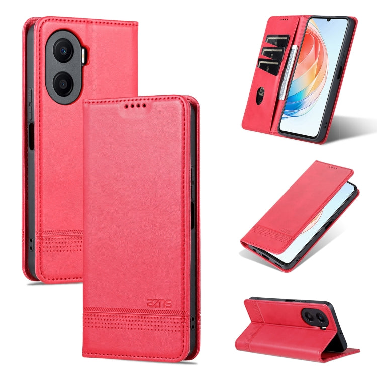 AZNS Custodia per telefono in pelle a conchiglia con struttura in vitello magnetico, For Honor Play 40 Plus, For Huawei Mate 50 / Mate 50E, For Huawei Mate 50 Pro, For Samsung Galaxy A14 5G