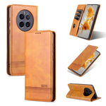 AZNS Custodia per telefono in pelle a conchiglia con struttura in vitello magnetico, For Honor Play 40 Plus, For Huawei Mate 50 / Mate 50E, For Huawei Mate 50 Pro, For Samsung Galaxy A14 5G