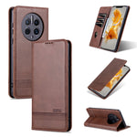 AZNS Custodia per telefono in pelle a conchiglia con struttura in vitello magnetico, For Honor Play 40 Plus, For Huawei Mate 50 / Mate 50E, For Huawei Mate 50 Pro, For Samsung Galaxy A14 5G