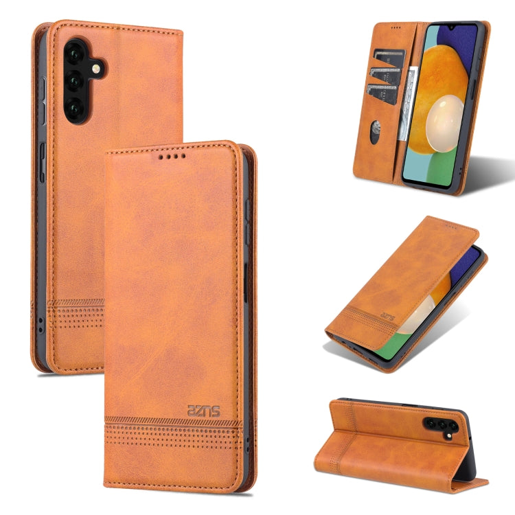 AZNS Custodia per telefono in pelle a conchiglia con struttura in vitello magnetico, For Honor Play 40 Plus, For Huawei Mate 50 / Mate 50E, For Huawei Mate 50 Pro, For Samsung Galaxy A14 5G