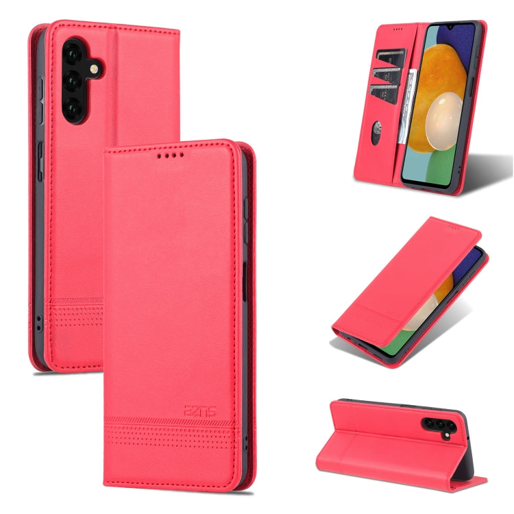 AZNS Custodia per telefono in pelle a conchiglia con struttura in vitello magnetico, For Honor Play 40 Plus, For Huawei Mate 50 / Mate 50E, For Huawei Mate 50 Pro, For Samsung Galaxy A14 5G