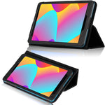 Custodia in pelle per tablet Litchi Texture con supporto, For TCL Tab 8