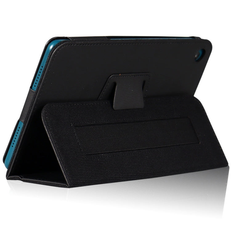 Custodia in pelle per tablet Litchi Texture con supporto, For TCL Tab 8