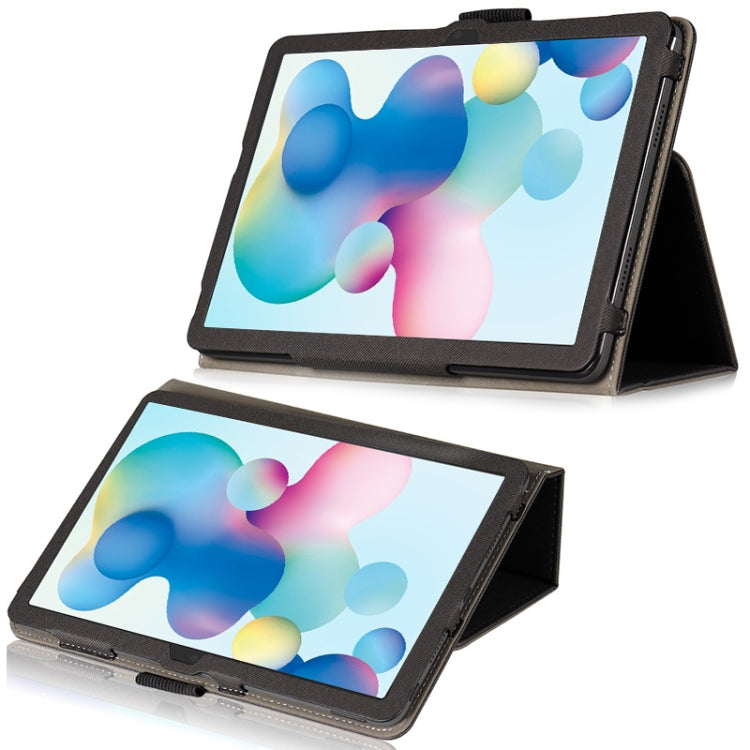 Custodia per tablet in pelle Skin Texture con supporto, For TCL NxtPaper 10s