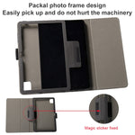 Custodia per tablet in pelle Skin Texture con supporto, For TCL NxtPaper 10s