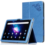 Custodia per tablet in pelle goffrata fiore con supporto, For TCL Tab Pro 5G