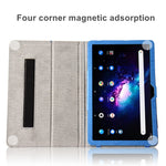 Custodia per tablet in pelle goffrata fiore con supporto, For TCL Tab Pro 5G