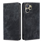 Custodia per telefono in pelle magnetica con spazzola antifurto RFID, For vivo iQOO Neo7, For Realme 9i 5G Global/10 5G, For vivo T2x 5G/Y73t/iQOO Z6x, For Huawei nova Y61