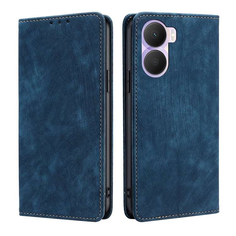 Custodia per telefono in pelle magnetica con spazzola antifurto RFID, For Honor Play 40 Plus, For Nokia C31, For Nokia X30 5G