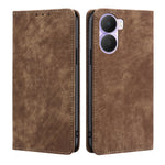 Custodia per telefono in pelle magnetica con spazzola antifurto RFID, For Honor Play 40 Plus, For Nokia C31, For Nokia X30 5G