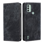 Custodia per telefono in pelle magnetica con spazzola antifurto RFID, For Honor Play 40 Plus, For Nokia C31, For Nokia X30 5G