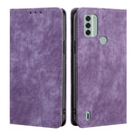 Custodia per telefono in pelle magnetica con spazzola antifurto RFID, For Honor Play 40 Plus, For Nokia C31, For Nokia X30 5G