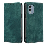 Custodia per telefono in pelle magnetica con spazzola antifurto RFID, For Honor Play 40 Plus, For Nokia C31, For Nokia X30 5G