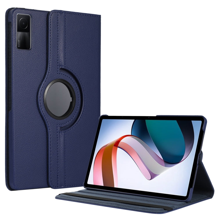 Custodia per tablet in pelle con texture Litchi con rotazione a 360 gradi, For Xiaomi Redmi Pad 10.61