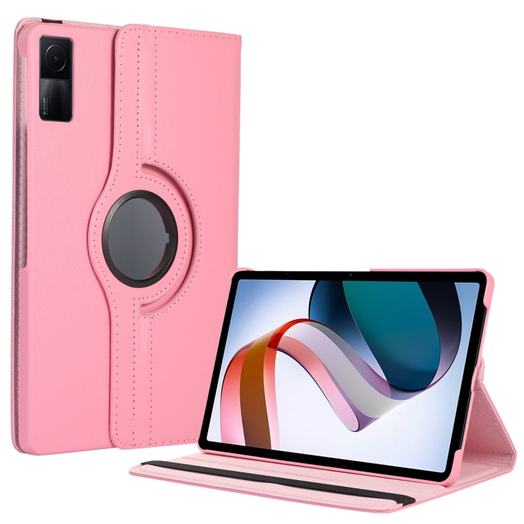 Custodia per tablet in pelle con texture Litchi con rotazione a 360 gradi, For Xiaomi Redmi Pad 10.61