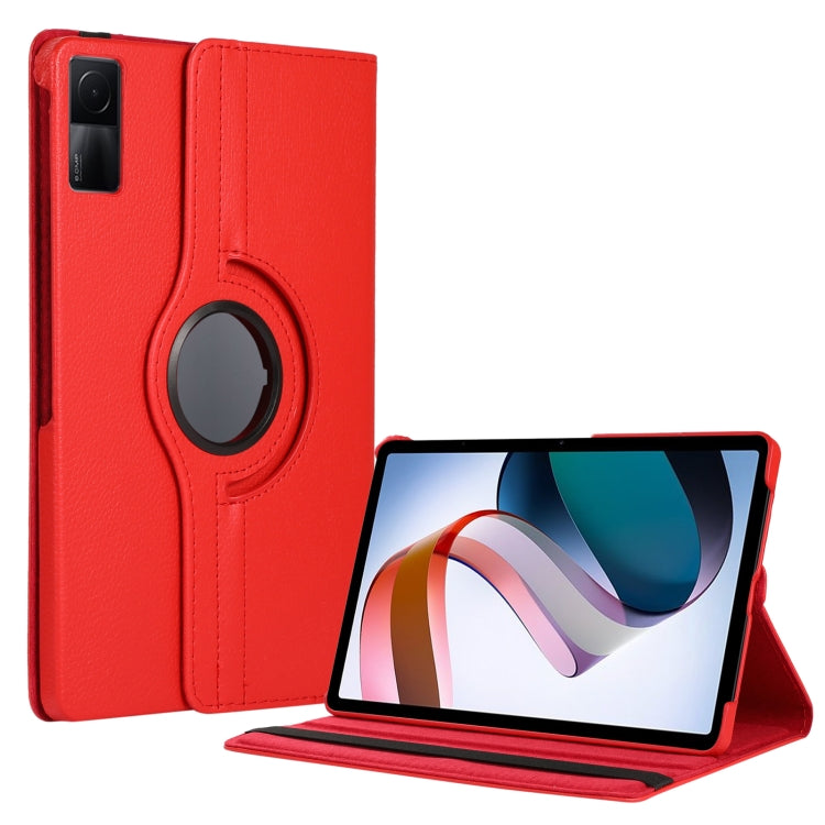 Custodia per tablet in pelle con texture Litchi con rotazione a 360 gradi, For Xiaomi Redmi Pad 10.61