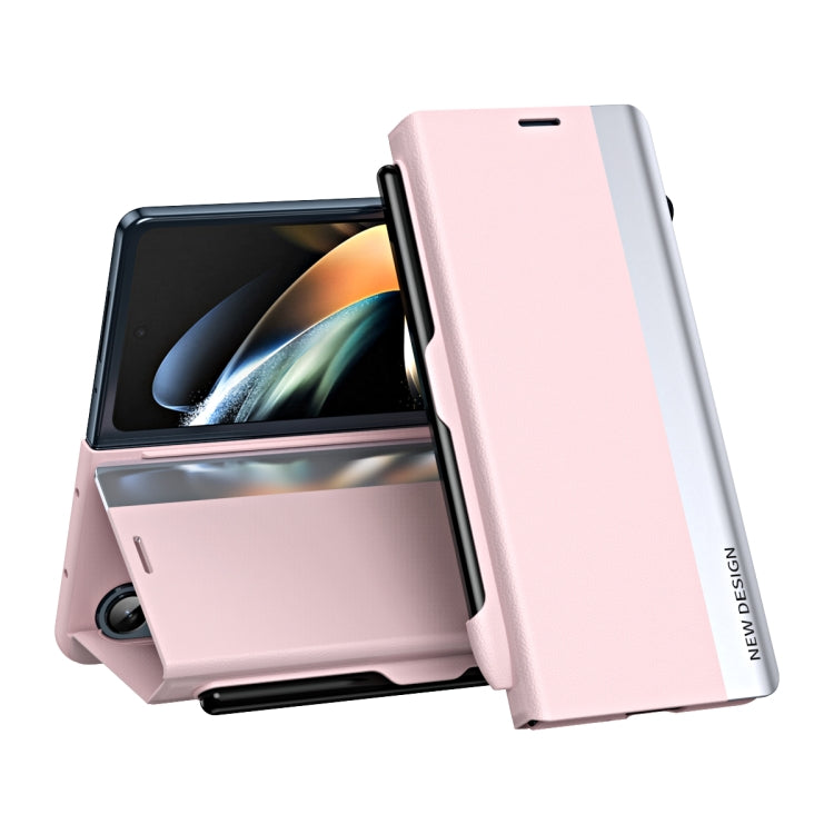 Custodia per telefono in pelle a copertura totale antiurto con slot per penna, For Samsung Galaxy Z Fold3 5G, For Samsung Galaxy Z Fold4