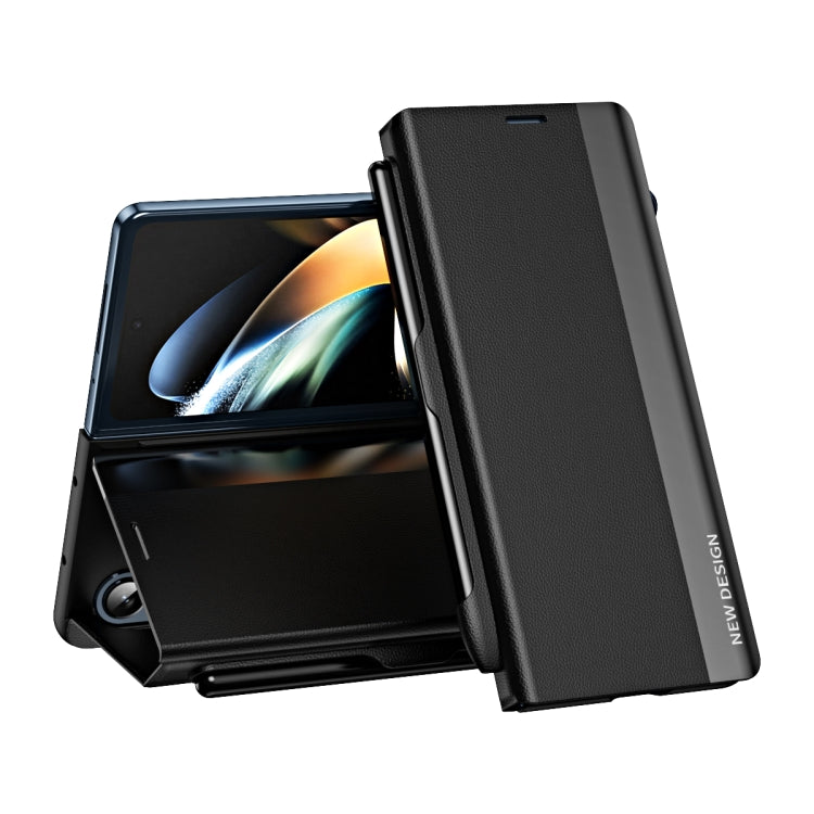 Custodia per telefono in pelle a copertura totale antiurto con slot per penna, For Samsung Galaxy Z Fold3 5G, For Samsung Galaxy Z Fold4