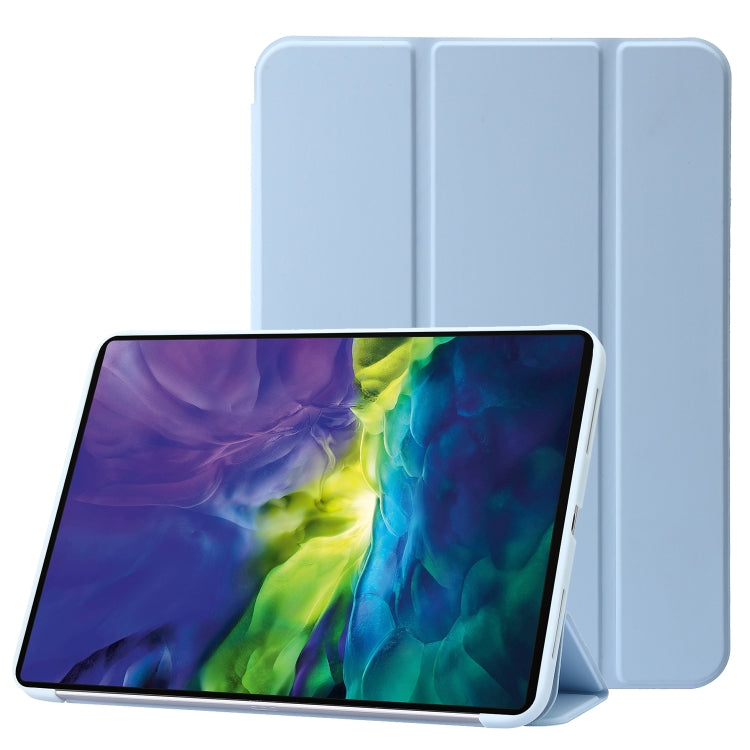 Custodia per tablet in pelle a tre pieghe con supporto a nido d'ape in silicone + PU, For iPad 10th Gen 10.9 2022