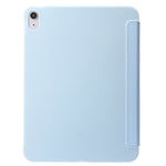 Custodia per tablet in pelle a tre pieghe con supporto a nido d'ape in silicone + PU, For iPad 10th Gen 10.9 2022