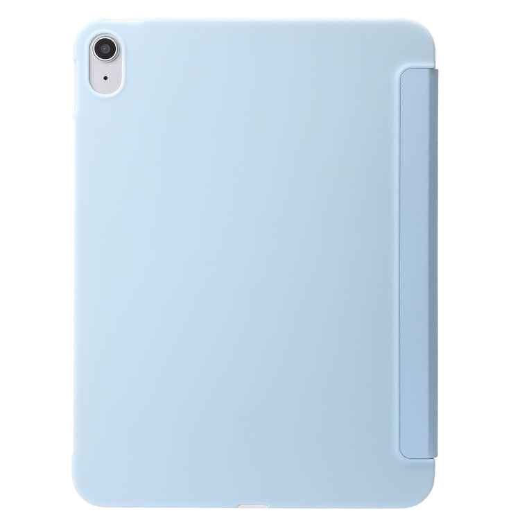 Custodia per tablet in pelle a tre pieghe con supporto a nido d'ape in silicone + PU, For iPad 10th Gen 10.9 2022