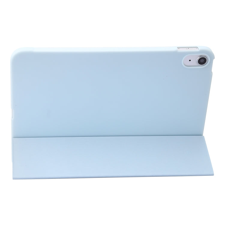 Custodia per tablet in pelle a tre pieghe con supporto a nido d'ape in silicone + PU, For iPad 10th Gen 10.9 2022
