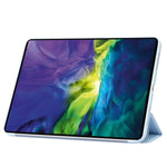 Custodia per tablet in pelle a tre pieghe con supporto a nido d'ape in silicone + PU, For iPad 10th Gen 10.9 2022