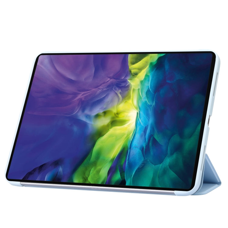 Custodia per tablet in pelle a tre pieghe con supporto a nido d'ape in silicone + PU, For iPad 10th Gen 10.9 2022