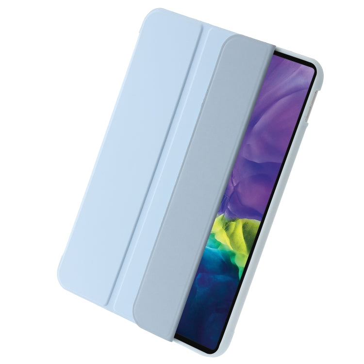 Custodia per tablet in pelle a tre pieghe con supporto a nido d'ape in silicone + PU, For iPad 10th Gen 10.9 2022