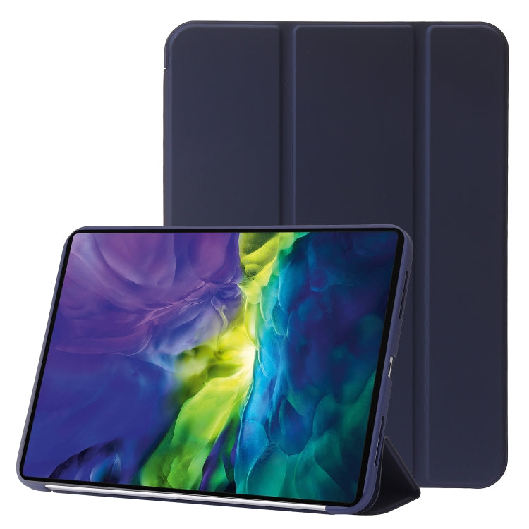 Custodia per tablet in pelle a tre pieghe con supporto a nido d'ape in silicone + PU, For iPad 10th Gen 10.9 2022