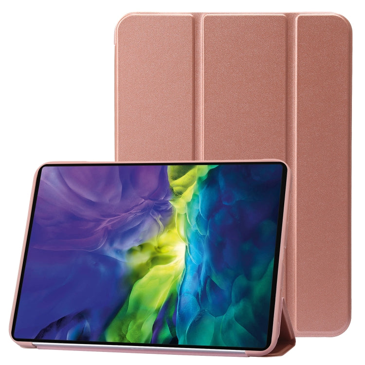 Custodia per tablet in pelle a tre pieghe con supporto a nido d'ape in silicone + PU, For iPad 10th Gen 10.9 2022