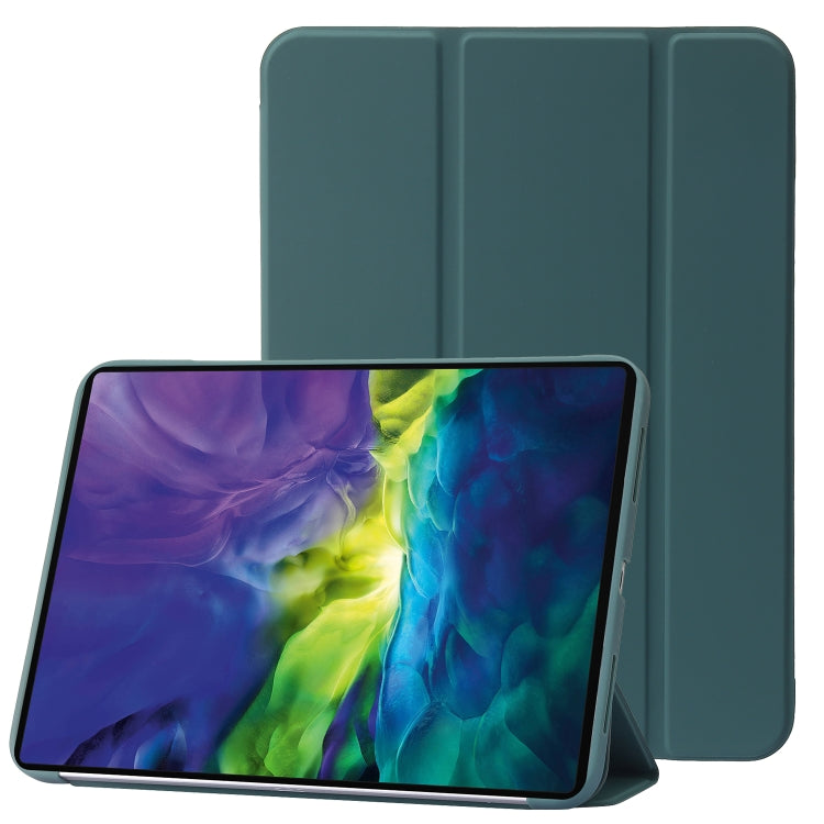 Custodia per tablet in pelle a tre pieghe con supporto a nido d'ape in silicone + PU, For iPad 10th Gen 10.9 2022