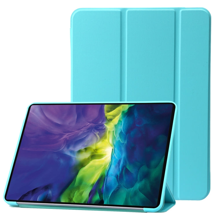 Custodia per tablet in pelle a tre pieghe con supporto a nido d'ape in silicone + PU, For iPad 10th Gen 10.9 2022