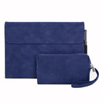 Custodia protettiva antiurto all-inclusive in pelle di pecora con alimentatore, For Microsoft Surface Pro 9 / Surface Pro 10